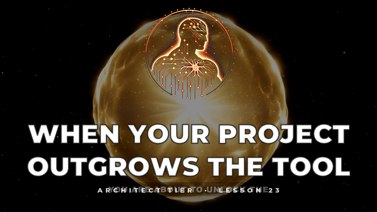 When Your Project Outgrows The Tool