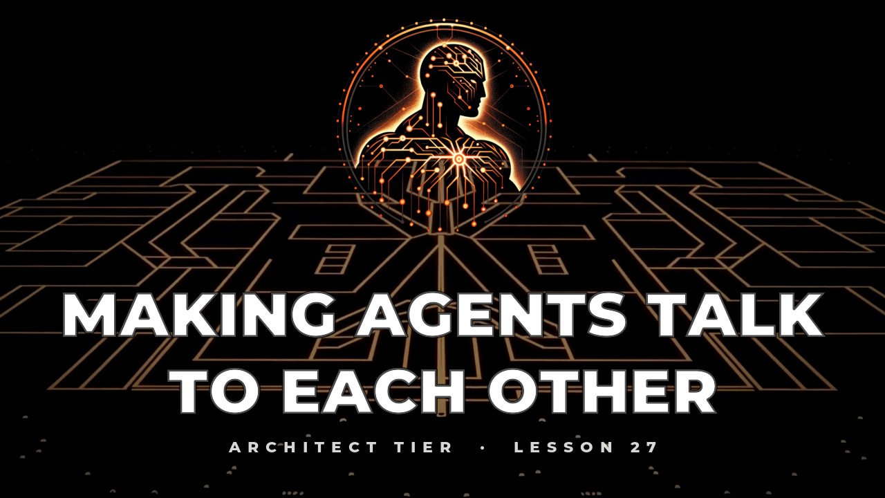 Making Agents Talk To Each Other