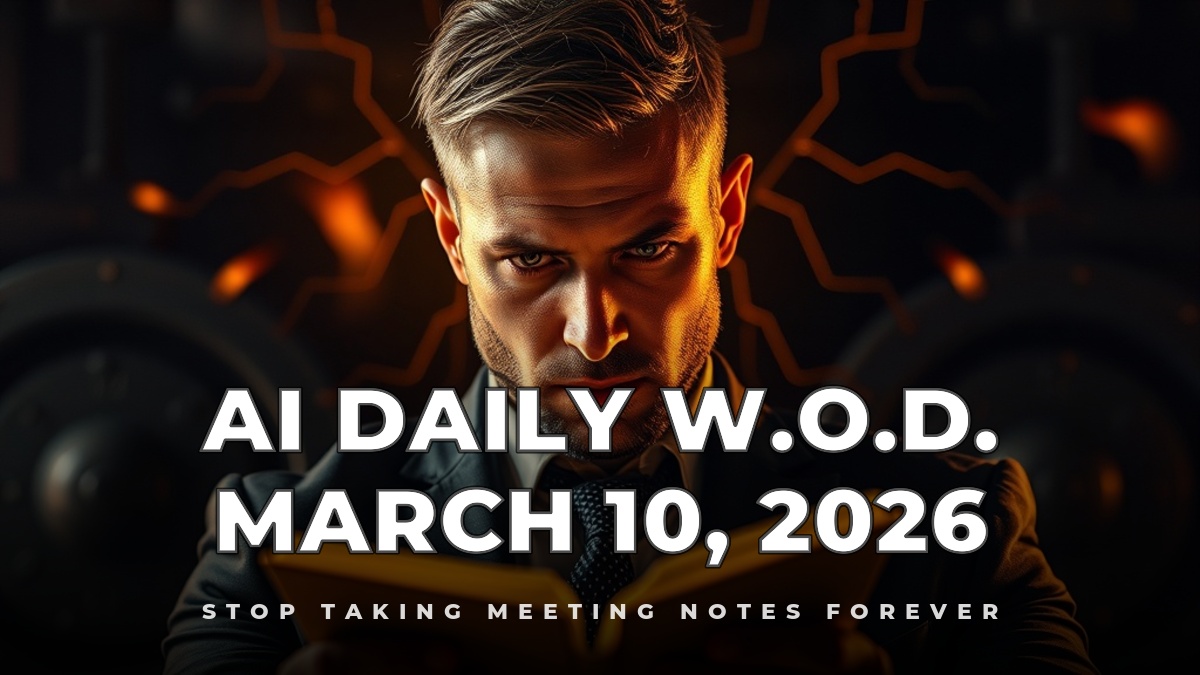 Stop Taking Meeting Notes Forever